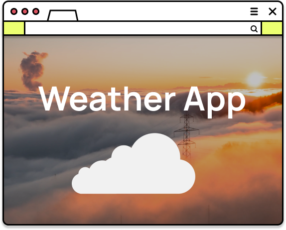 Website thumbnail - Weather App