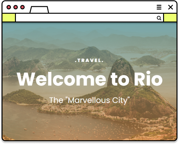 Website thumbnail - Tourism landing page